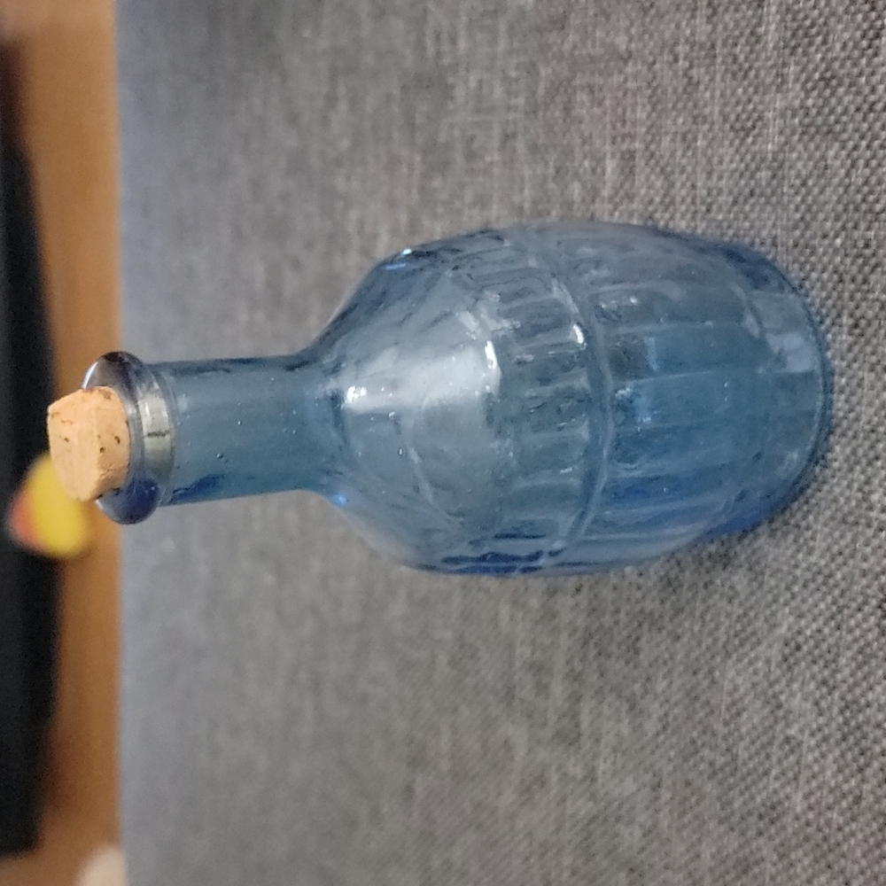 Antique bottle with cork